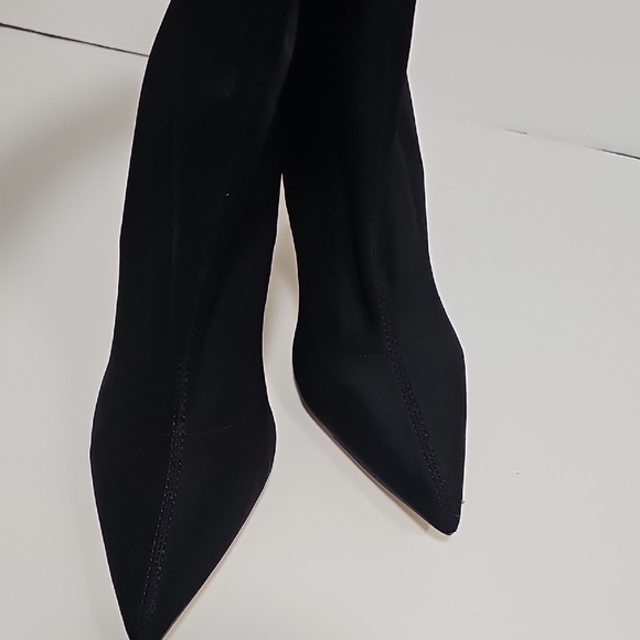 Elegant Black Women's Stiletto Boots - Picture 4 of 7